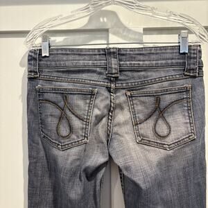 Vintage‎ Y2K Juicy Couture Flare Jeans 90s 00s Size 27 Blue Low Rise USA